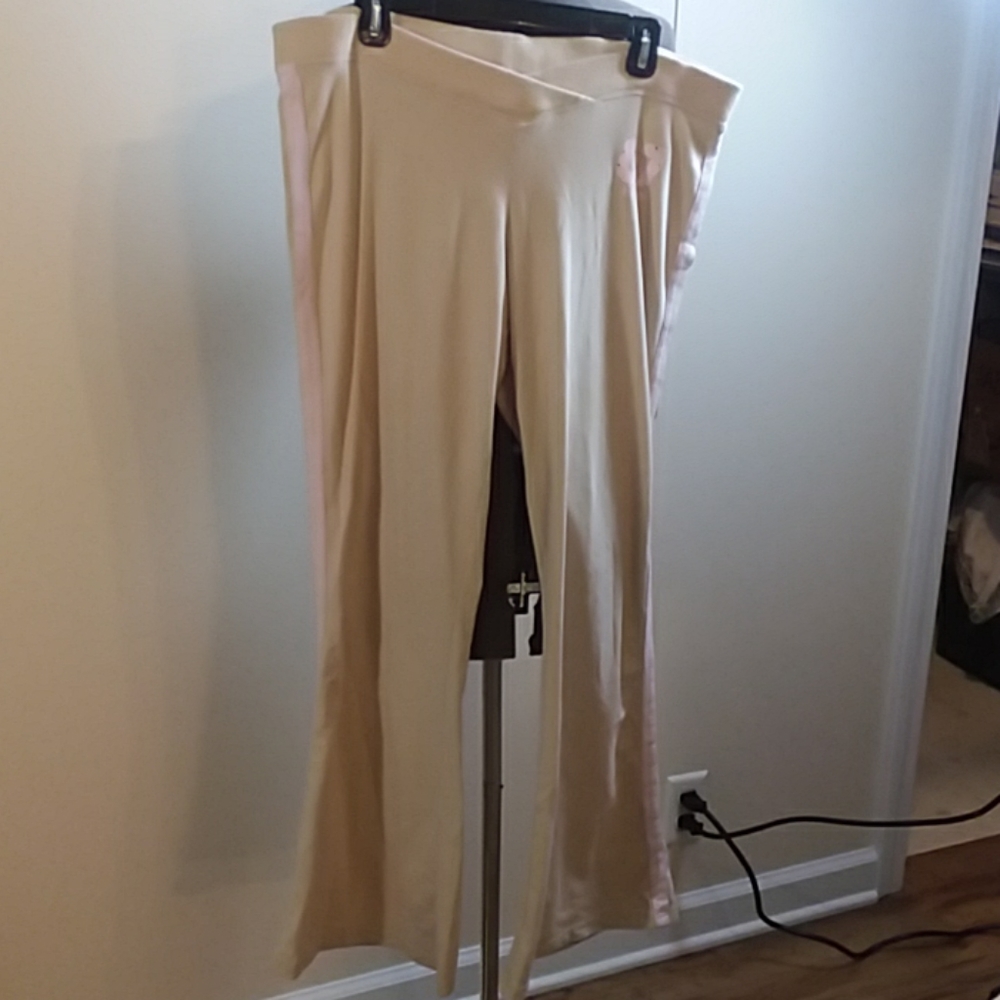 HOLLISTER CO Women's Sweat Pants Sz M Cream Pink
